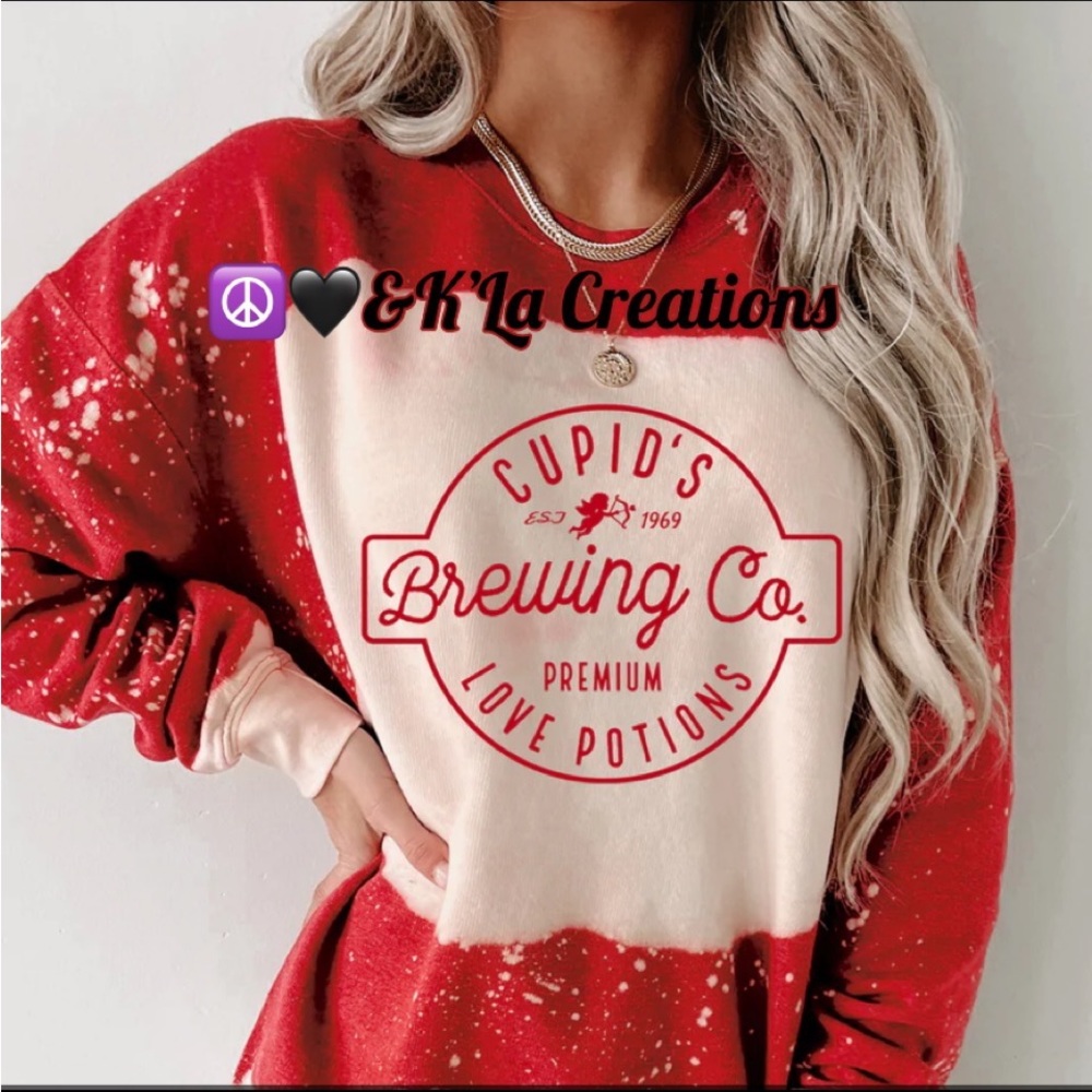 Valentine’s Day Bleach Sweatshirt